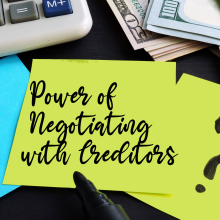 Power of Negotiating with Creditors